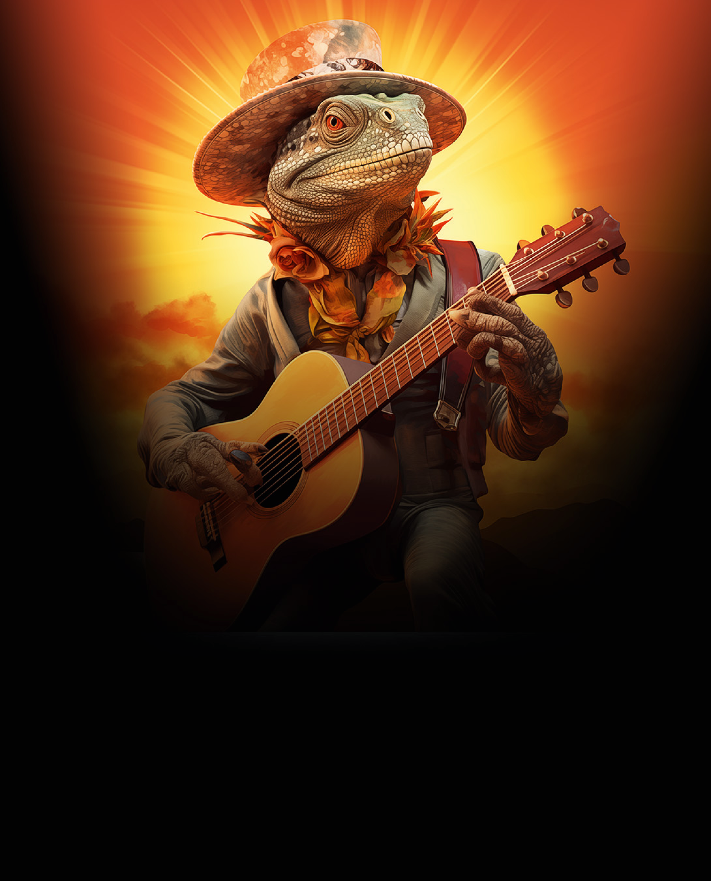 Iguana_Gitarre